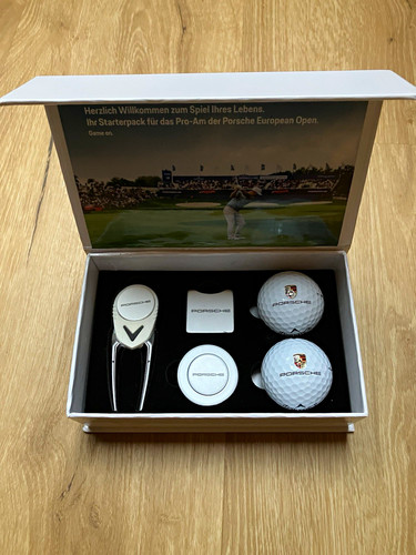 Porsche golf geschenkset - porsche,