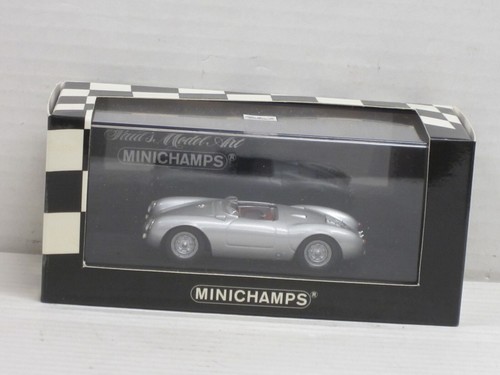 Porsche 550 spyder silber - porsche,